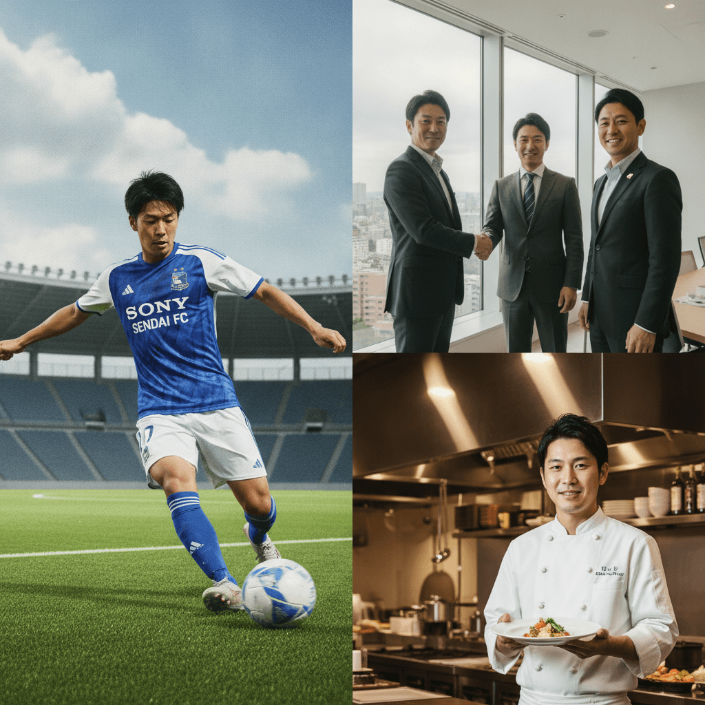 ソニー仙台FC歴代選手の移籍先と引退後の現在:セカンドキャリア成功戦略