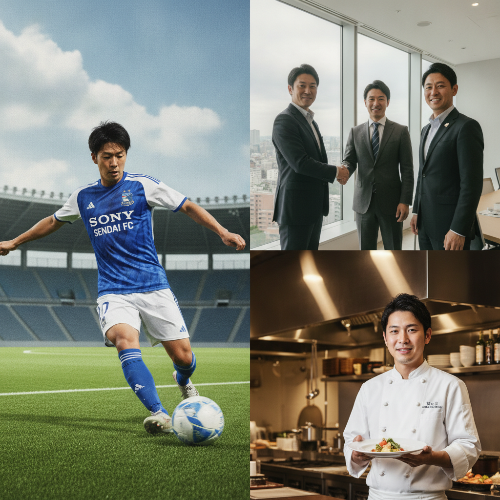 ソニー仙台FC歴代選手の移籍先と引退後の現在：セカンドキャリア成功戦略